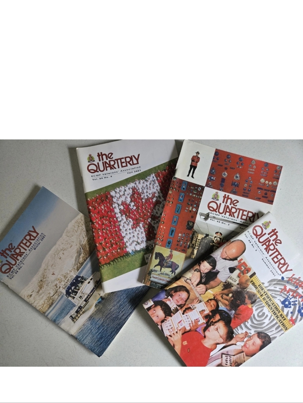 The Quarterly RCMP Royal Canadian Mounted Police Magazine Lot 2001